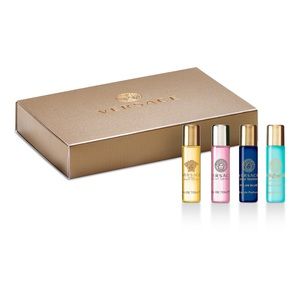 Versace Travel bright crystal eros Dylan blue turquoise 0.17oz 4 Piece Gift Set